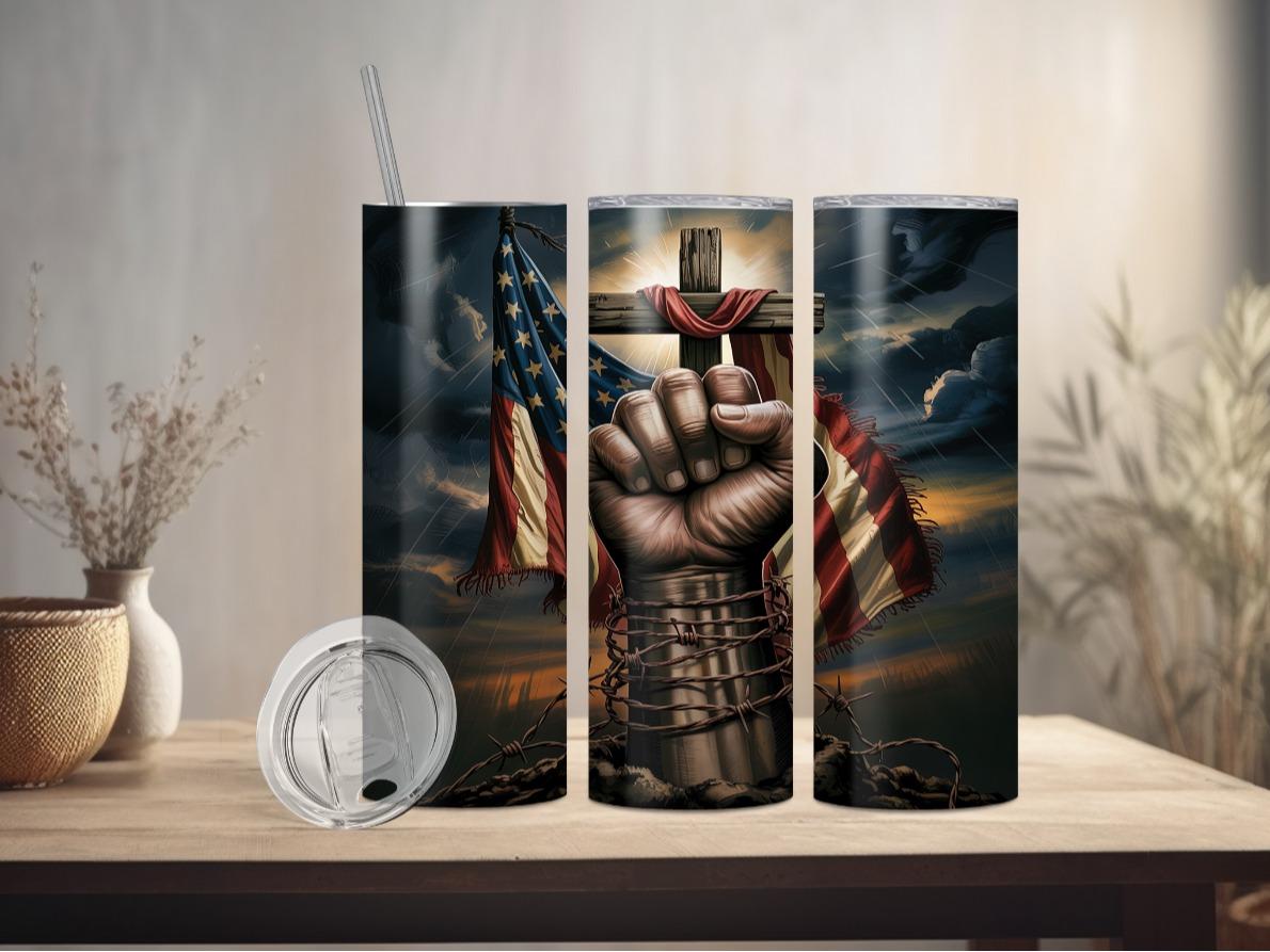 Patriotic Christian Cross