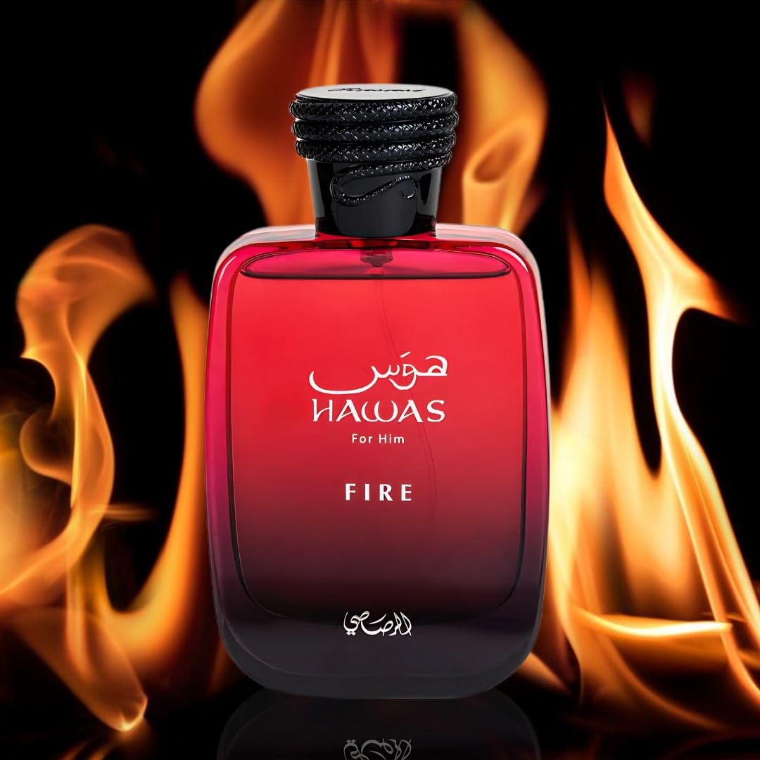 RASASI Hawas Fire Eau De Parfum Men Spray 100ML(3.4 Oz)