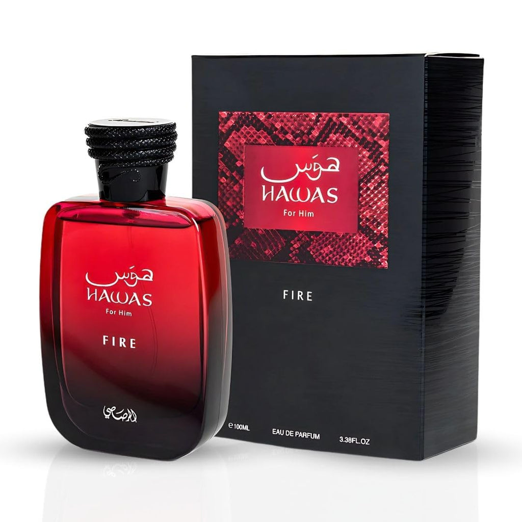 RASASI Hawas Fire Eau De Parfum Men Spray 100ML(3.4 Oz)