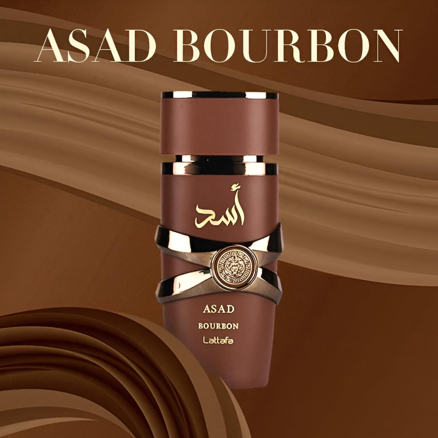 Asad Bourbon for Men- Eau de Parfum Spray, 3.4 Ounce / 100 ml