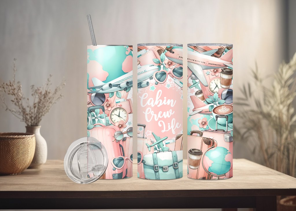 Flight Attendant - Stainless Steel 20oz Tumbler Insulated