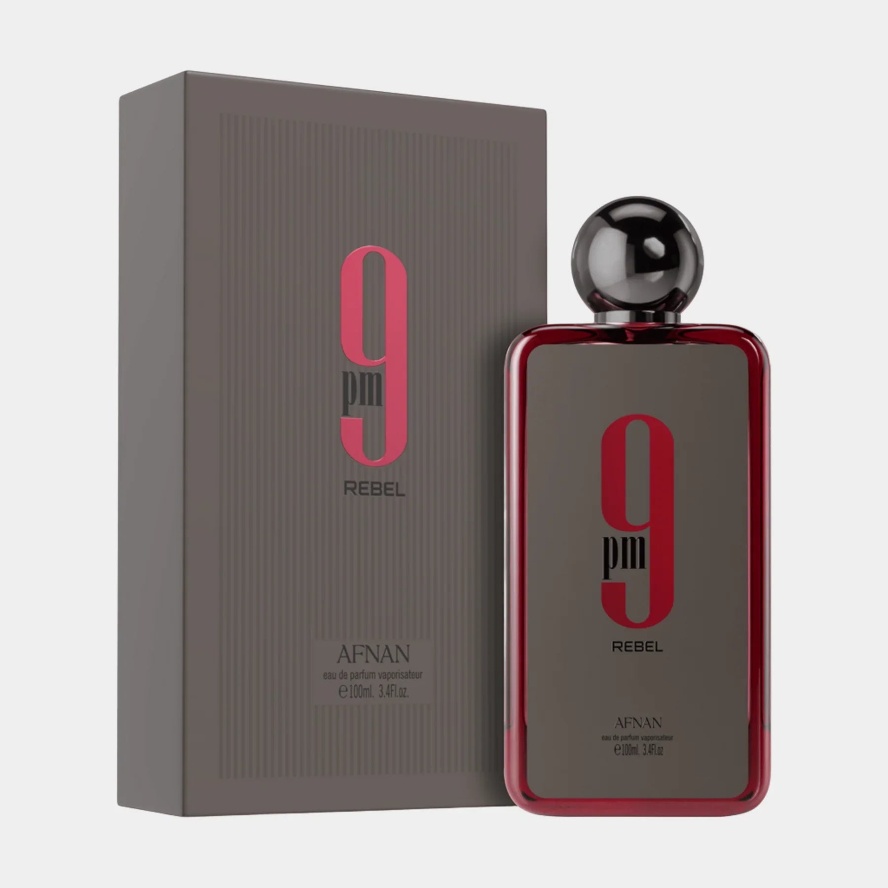 Afnan 9pm Rebel for Men Eau de Parfum Spray 3.4oz / 100ml