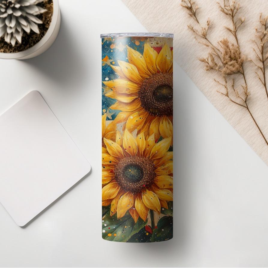 US Flag Sunflower