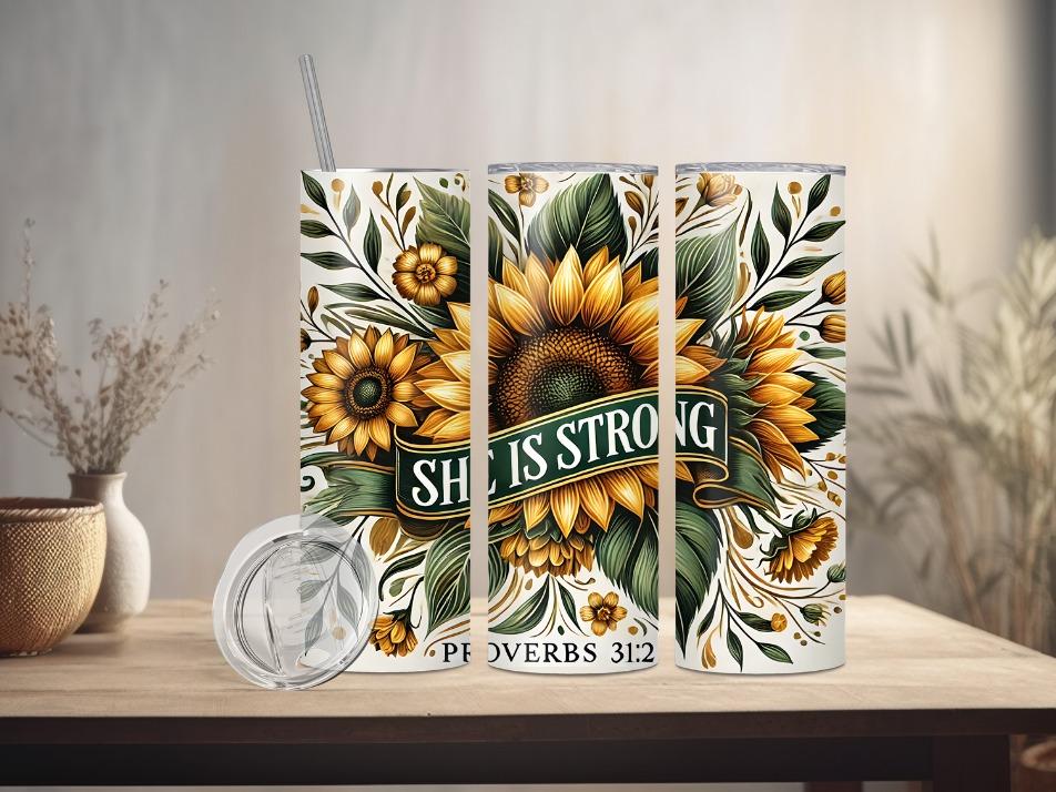 Sunflower "She is Strong"