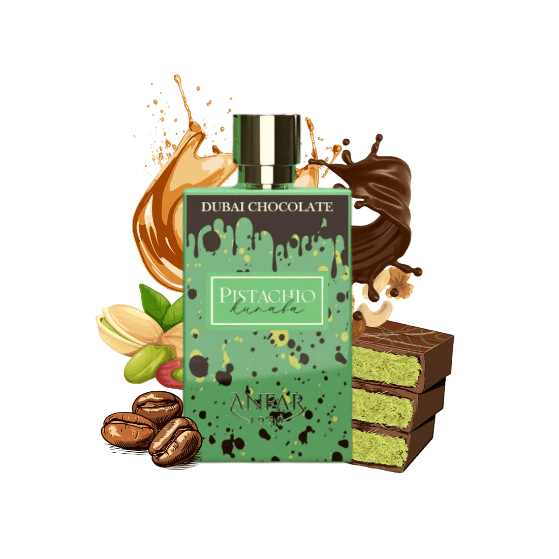 Anfar Pistachio Kunafa Unisex - 80ML