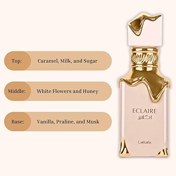 Lattafa Eclaire - Eau de Parfum Long-Lasting Fragrance for Women, 3.40 Ounce / 100 ml