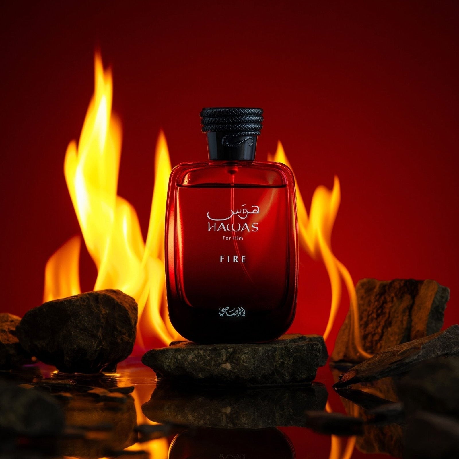 RASASI Hawas Fire Eau De Parfum Men Spray 100ML(3.4 Oz)