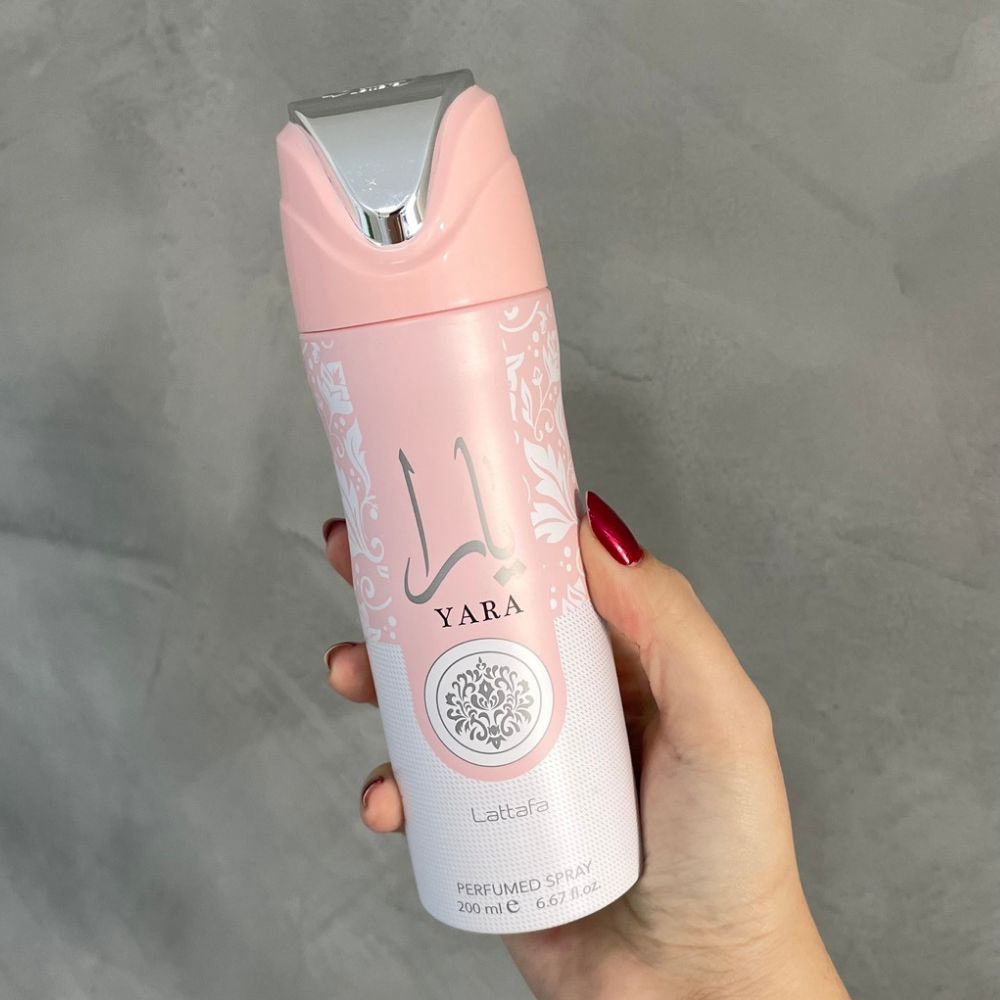 Pack of 3 Lattafa Yara Perfumed Deodorant Spray for Women, 6.67 Ounce